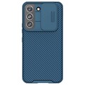 Чехол-накладка Nillkin CamShield Pro Синяя для Samsung Galaxy S22(#1)