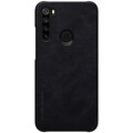 Кожаный чехол Nillkin Qin Leather Case Черный для Xiaomi Redmi Note 8/ Redmi Note 8 2021(#2)