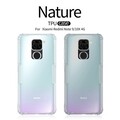 Силиконовый чехол Nillkin Nature TPU Case Серый для Xiaomi Redmi Note 9(#5)