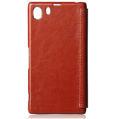 Кожаный чехол HOCO Crystal leather Case Brown для Sony Xperia Z1 L39h(2)