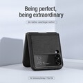 Кожаный чехол Nillkin Qin Pro Plain Leather Case Лавандовый для Samsung Galaxy Z Flip 4(#7)