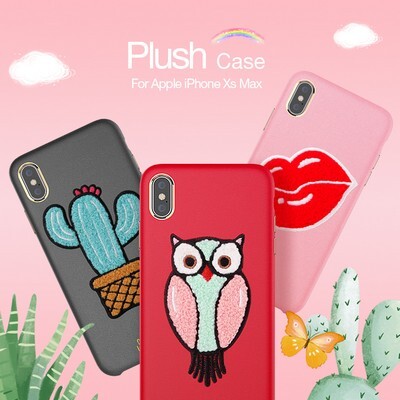 Чехол NILLKIN Plush Case Розовый для Apple iPhone XS Max(6)
