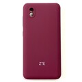 Силиконовый чехол Silicone Case бордовый для ZTE Blade A3 2020(#1)