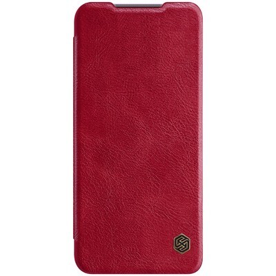 Кожаный чехол Nillkin Qin Leather Case Красный для Xiaomi Redmi 10X 5G ( 10X Pro 5G)(1)