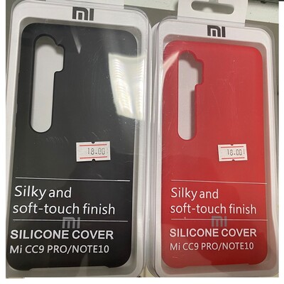 Силиконовый чехол Silky and Soft-Touch Finish черный для Xiaomi Mi CC9 Pro (Mi Note10)(2)