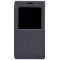 Полиуретановый чехол Nillkin Sparkle Leather Case Black  для Xiaomi HongMi NOTE