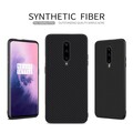Пластиковый чехол Nillkin Synthetic Fiber Черный для OnePlus 7 Pro(#4)