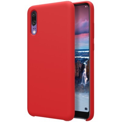 Чехол бампер Nillkin Flex Pure Case Красный для Huawei P20(4)