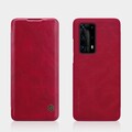 Кожаный чехол Nillkin Qin Leather Case Красный для Huawei P40 Pro Plus(#4)