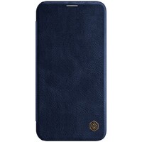 Кожаный чехол Nillkin Qin Leather Case Синий для Apple iPhone 12 Pro Max