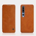 Кожаный чехол Nillkin Qin Leather Case Коричневый для Xiaomi Mi10(#4)
