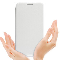 Полиуретановый чехол Nillkin Sparkle Leather Case White для HTC Desire 816