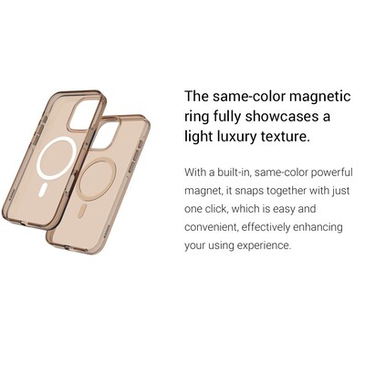 Пластиковый чехол KZDOO Iceguard Magsafe прозрачный для Apple iPhone 16 Pro(10)
