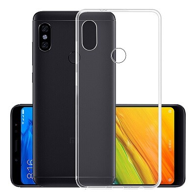Силиконовый бампер Becolor TPU Case 0.6mm прозрачный для Xiaomi RedMi Note 5\ RedMi Note 5 Pro(2)