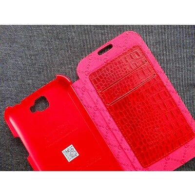 Кожаный чехол Rada Flip Cover Red для Samsung N7100 Galaxy Note 2(3)