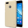 Пластиковый чехол с пленкой Nillkin Super Frosted Shield Gold для Huawei P9 Lite Mini\ Y6 Pro 2017(#3)