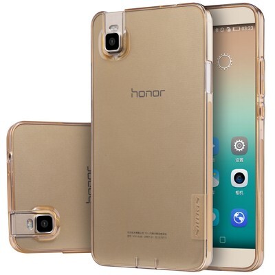 Силиконовый чехол Nillkin Nature TPU Case Brown для Huawei Honor ShotX(3)