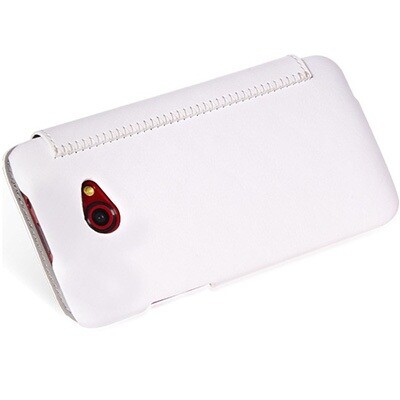 Кожаный чехол-книга HOCO Crystal leather Case White для HTC Butterfly S(4)