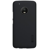 Пластиковый чехол с пленкой Nillkin Super Frosted Shield Black для Motorola Moto G5 Plus