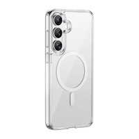 Силиконовый чехол с Magsafe Wiwu iShield Pro Case (прозрачный) для Samsung Galaxy S25