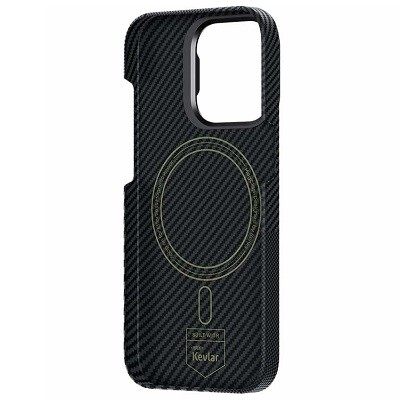 Ультратонкий карбоновый чехол Benks Montage ArmorAir with Kevlar черный для Apple iPhone 15 Pro Max(2)