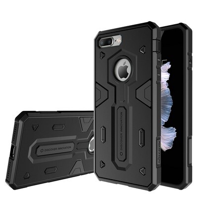 Противоударный чехол-накладка Nillkin Defender II Series Black для Apple iPhone 7 Plus(3)