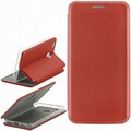 Чехол-книга на основе из силикона Book Case New 3D красный для Samsung Galaxy A7 (2018)(#2)