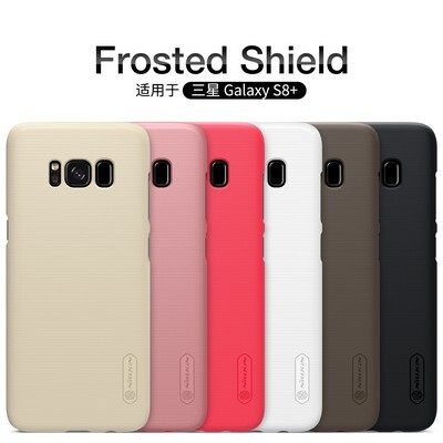 Пластиковый чехол с пленкой Nillkin Super Frosted Shield Black для Samsung G955F Galaxy S8 Plus(4)
