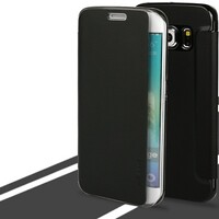 Полиуретановый чехол Usams Uview Series Black для Samsung G925F Galaxy S6 Edge