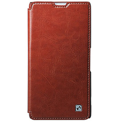 Кожаный чехол HOCO Crystal leather Case Brown для Sony Xperia Z1 L39h(1)