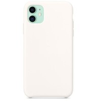 Силиконовый чехол белый для Apple iPhone 11