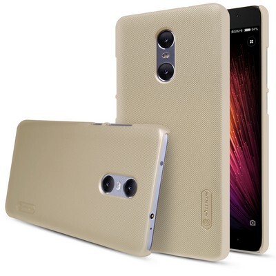 Пластиковый чехол с пленкой Nillkin Super Frosted Shield Gold для Xiaomi RedMi Pro(3)