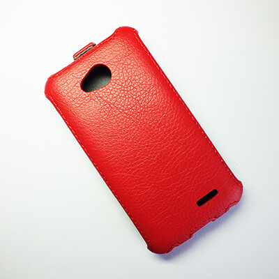 Чехол книга Armor Case Red для LG L80 D380 Dual Sim(3)