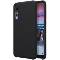 Силиконовый чехол Silicone Case черный для Huawei P20 Pro