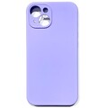 Силиконовый чехол Silicone Case с закрытым низом и защитой камеры лавандовый для Apple iPhone 14 Plus(#1)