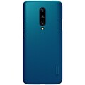 Пластиковый чехол с подставкой Nillkin Super Frosted Shield Синий для OnePlus 7 Pro(#1)