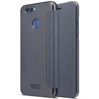 Полиуретановый чехол книга Nillkin Sparkle Leather Case Black для Huawei Nova 2(4)