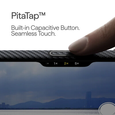 Кевларовый чехол с Magsafe Pitaka Ultra-Slim Case (KL1701BP) черный для Apple iPhone 17 Pro(5)