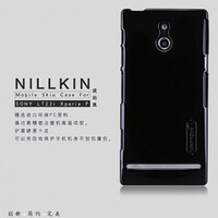 Пластиковый чехол Nillkin Shiny-D Style Black для Sony Xperia P LT22i