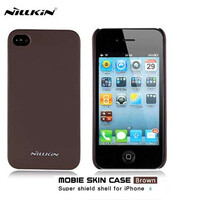 Пластиковый чехол Nillkin D-Style Matte Brown для Apple iPhone 4/4S