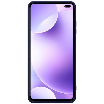 Силиконовый бампер Nillkin Rubber-wrapped Protective Case Синий для Xiaomi Redmi K30 (Poco X2)(2)