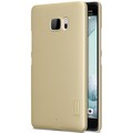 Пластиковый чехол с пленкой Nillkin Super Frosted Shield Gold для HTC U Ultra(#3)