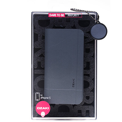 Полиуретановый чехол Ozaki O!coat Aim Strength Black для Apple iPhone 5/5s/SE(3)