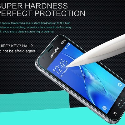 Противоударное защитное стекло  Ainy Tempered Glass Protector 0.3mm для Samsung J105H Galaxy J1 mini(3)