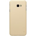 Пластиковый чехол с подставкой Nillkin Super Frosted Shield Золотой для Samsung J4 Plus (2018)(#1)
