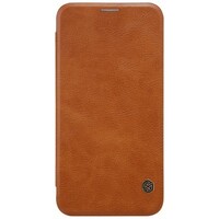 Кожаный чехол Nillkin Qin Leather Case Коричневый  для LG V30