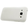 Пластиковый чехол с пленкой Nillkin Super Frosted Shield White для Samsung Galaxy J1(#3)