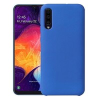 Силиконовый чехол Silicone Case голубой для Samsung Galaxy A50\ A30s