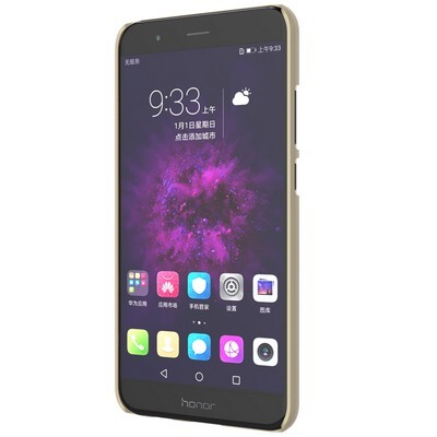 Пластиковый чехол с пленкой Nillkin Super Frosted Shield Gold для Huawei Honor 8 Pro\ Honor V9(2)