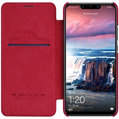 Кожаный чехол Nillkin Qin Leather Case Коричневый  для Huawei P Smart Plus\ Nova 3i(3)